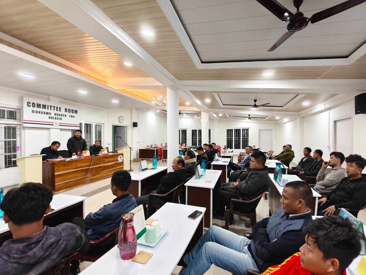 February ni 16-ah Kolasib mipuiten Kolasib-a NHIDCL Office an hual dawn (Tala-a kalhsak nghal an tum)